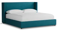 Captiva Elite Teal 48" Upholstered Shelter Bed