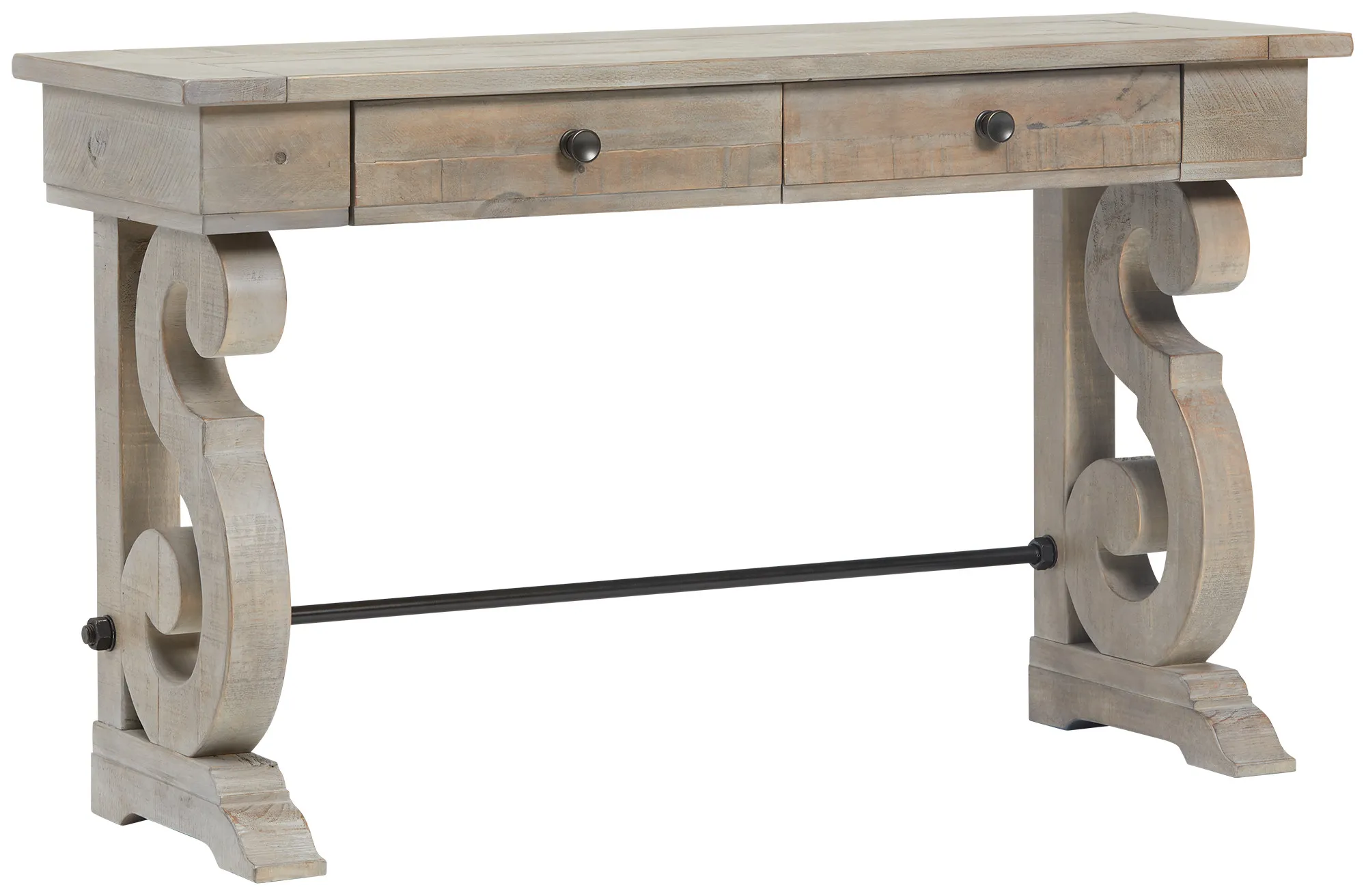 Sonoma Light Tone Storage Sofa Table