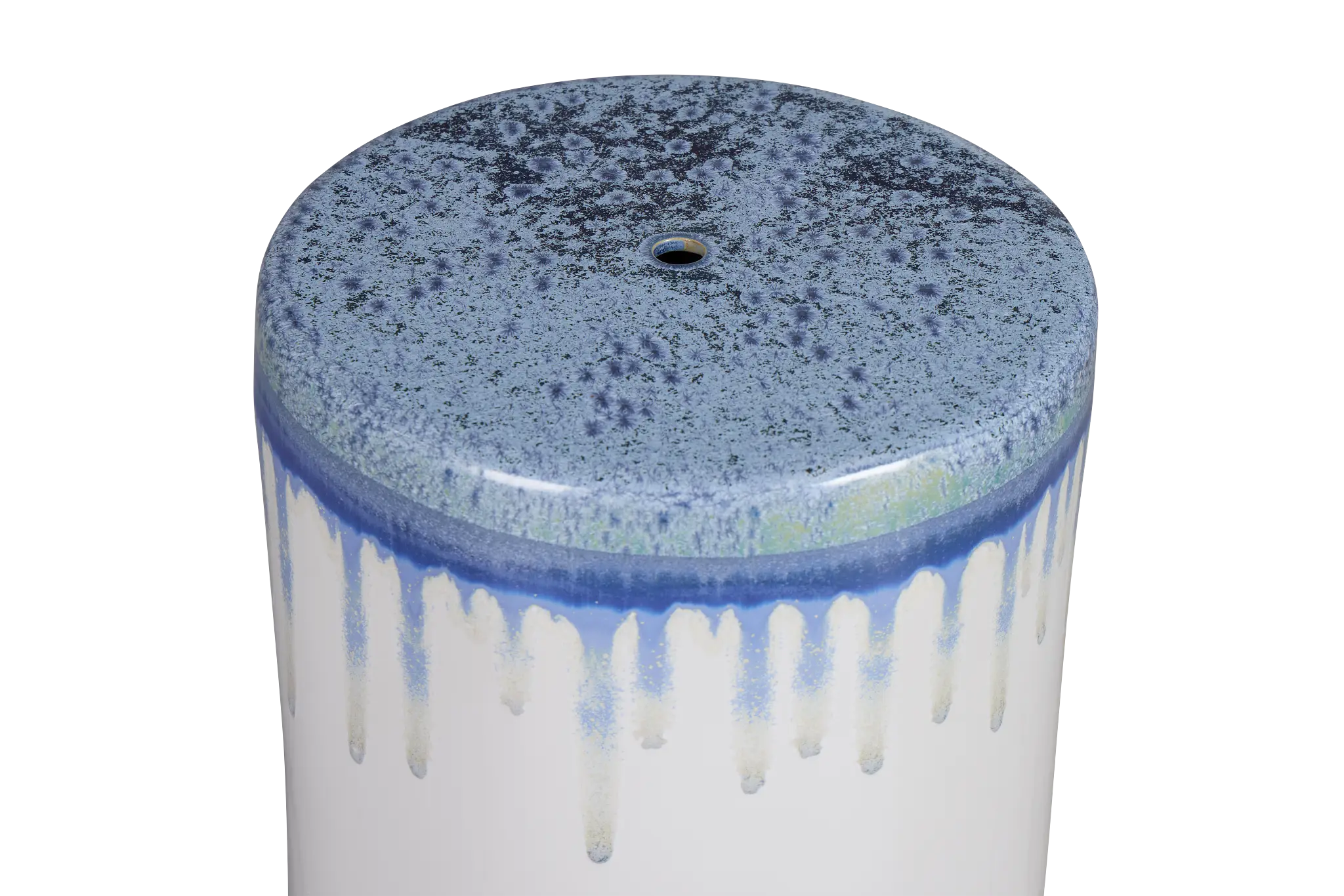 Jardin Blue Accent Stool Jardin Blue Accent Stool