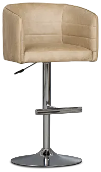 Ace Beige Uph Adjustable Barstool