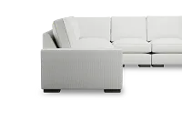 Edgewater Revenue White Large Two-arm Sectional