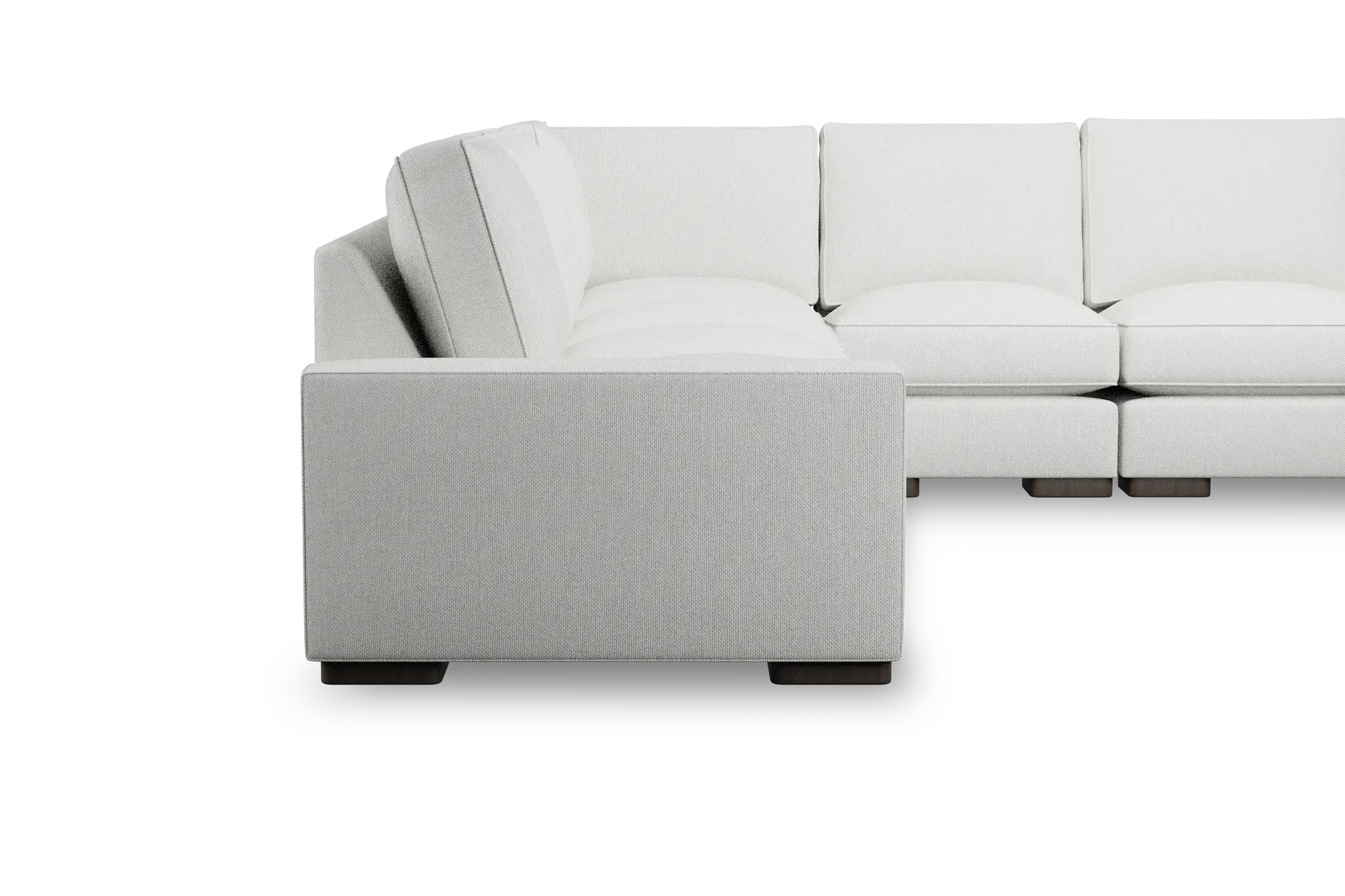 Edgewater Revenue White Large Two-arm Sectional Edgewater Revenue White Large Two-arm Sectional