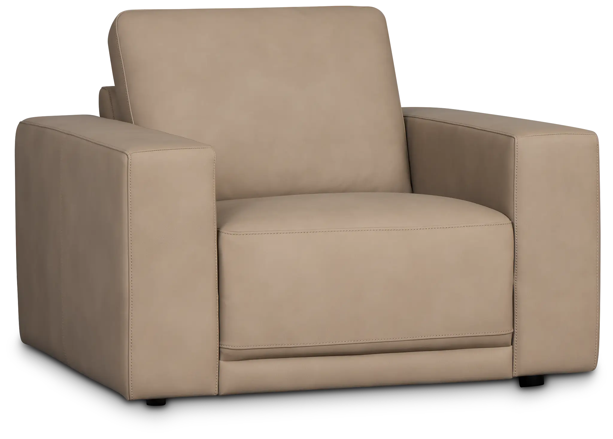 Kellan Taupe Leather Chair Kellan Taupe Leather Chair