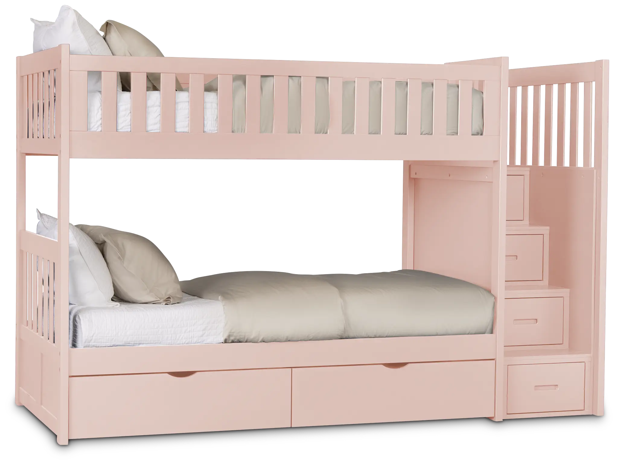 Charleston Pink Step Storage Bunk Bed Charleston Pink Step Storage Bunk Bed