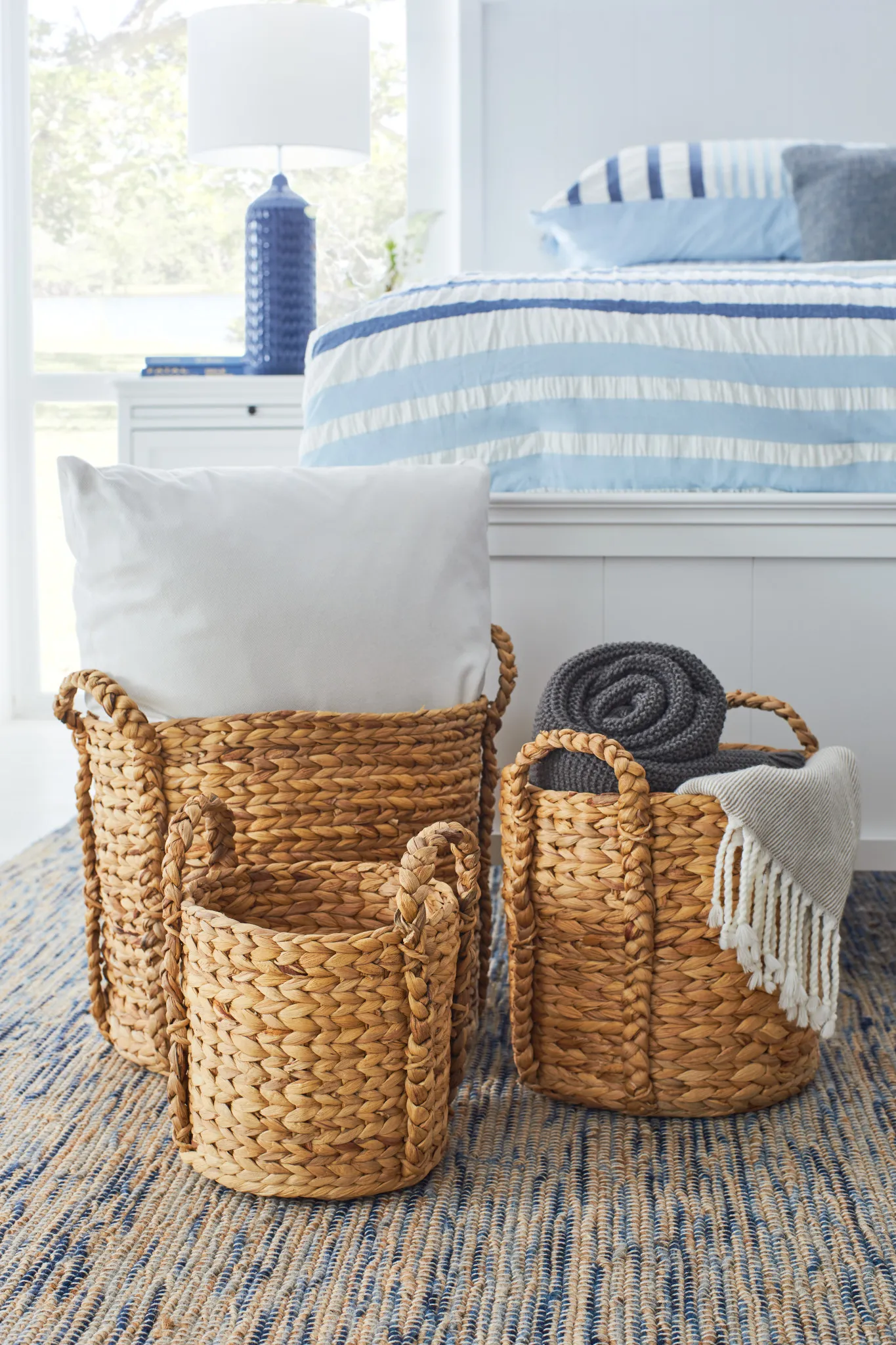 Addie Set Of 3 Woven Basket