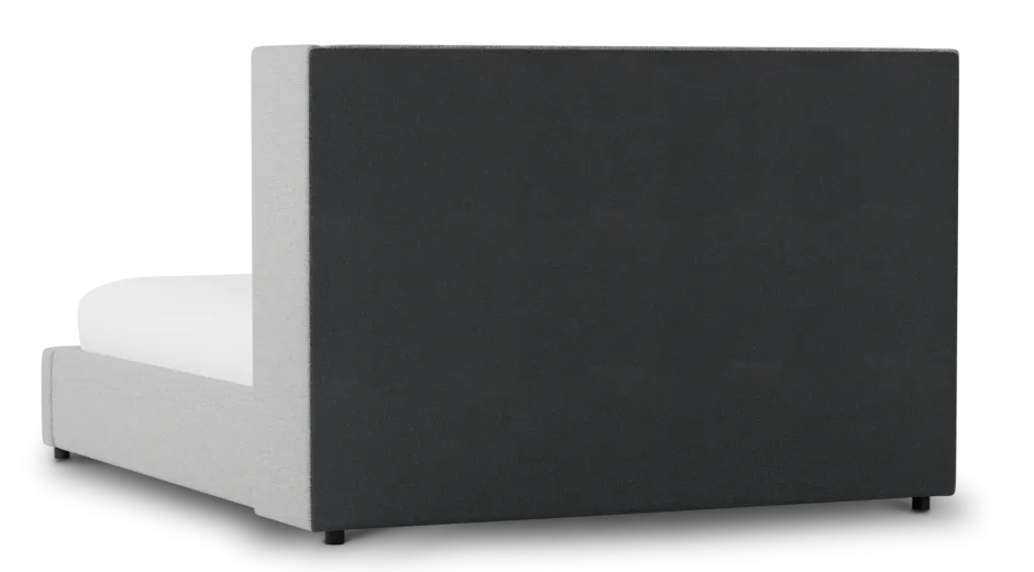 Captiva Suave Gray 48" Upholstered Shelter Bed