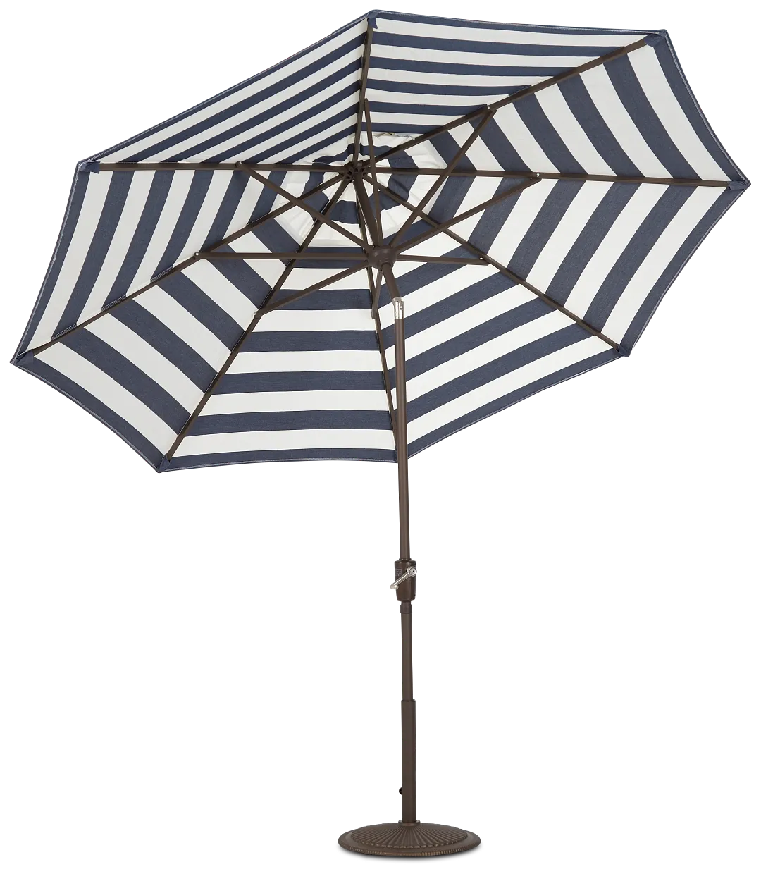 Maui Dark Blue Stripe Umbrella Set