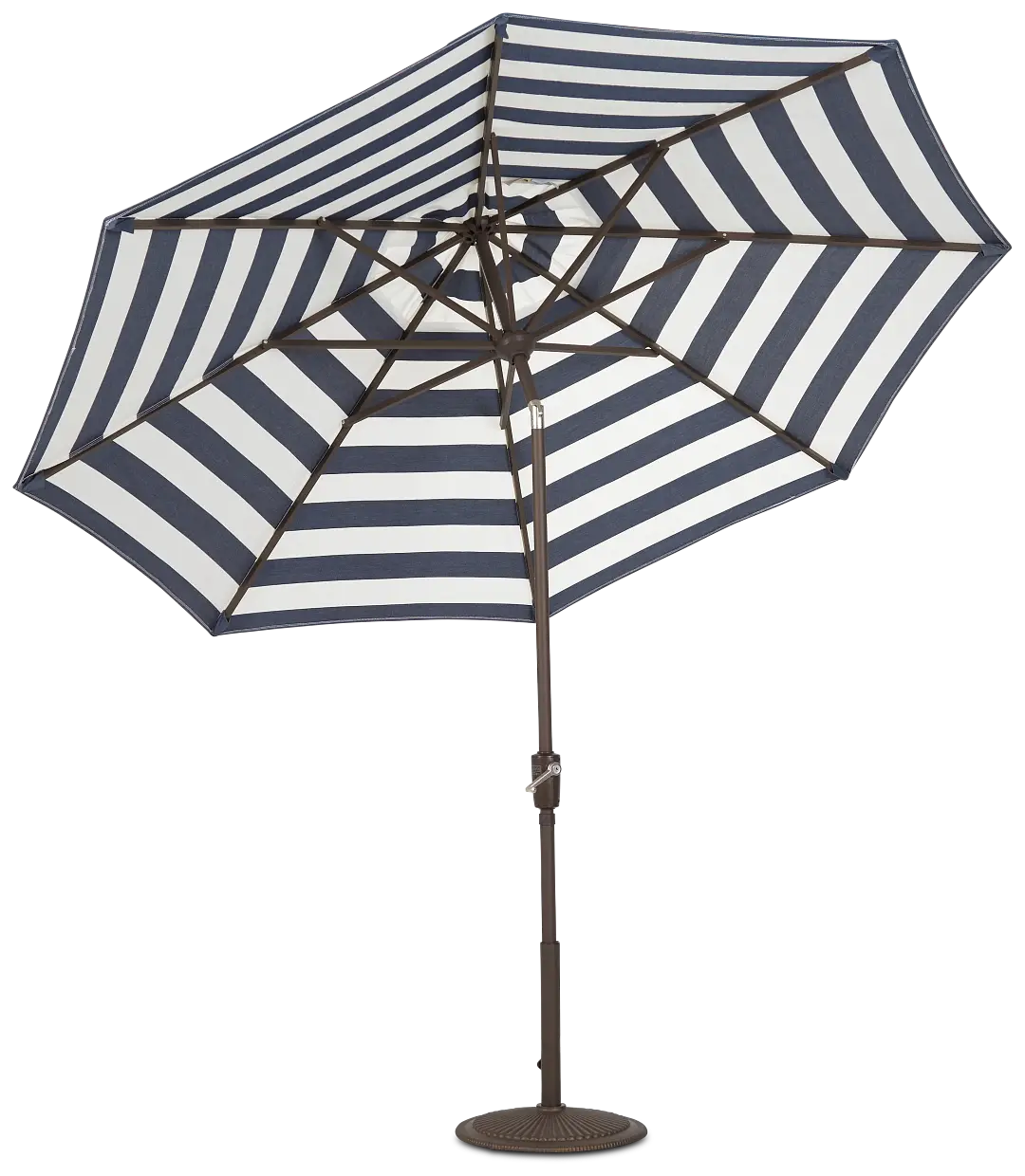 Maui Dark Blue Stripe Umbrella Set Maui Dark Blue Stripe Umbrella Set