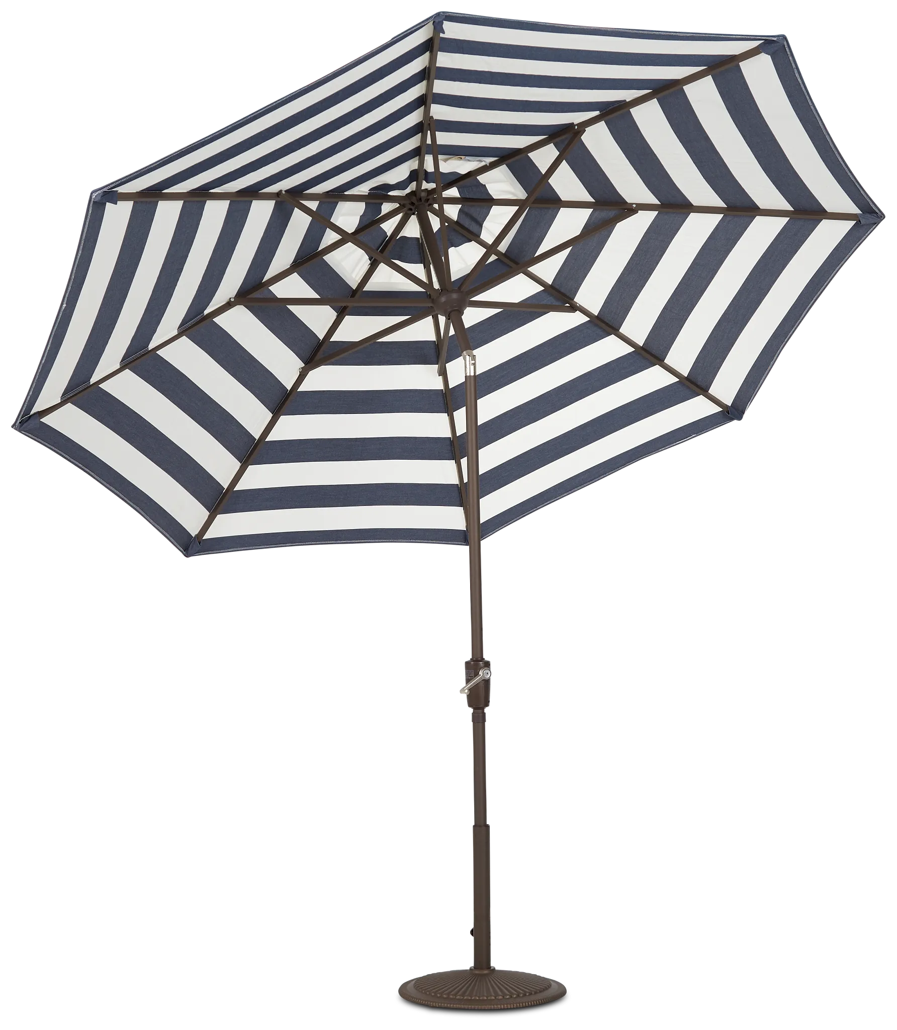 Maui Dark Blue Stripe Umbrella Set