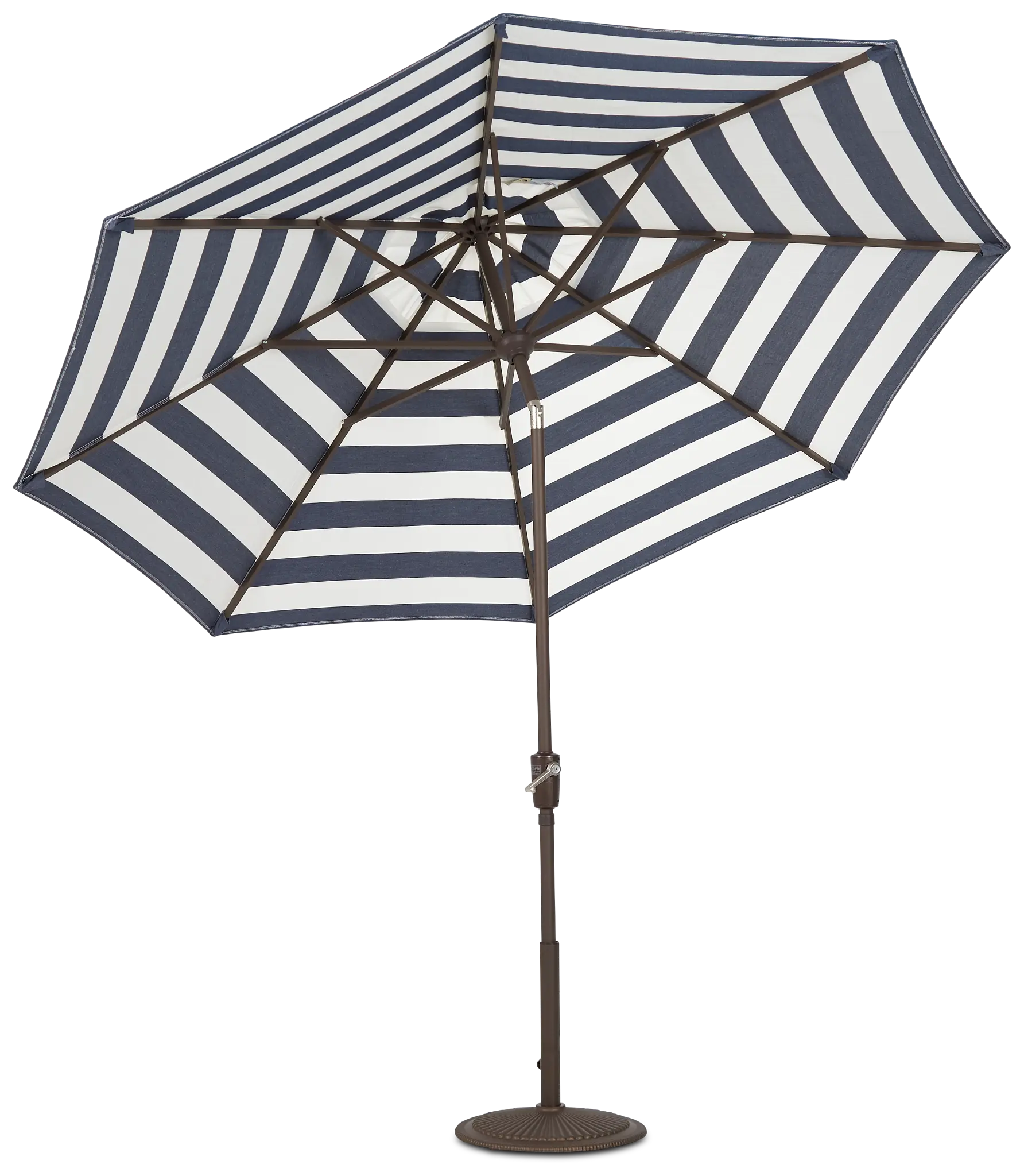 Maui Dark Blue Stripe Umbrella Set Maui Dark Blue Stripe Umbrella Set