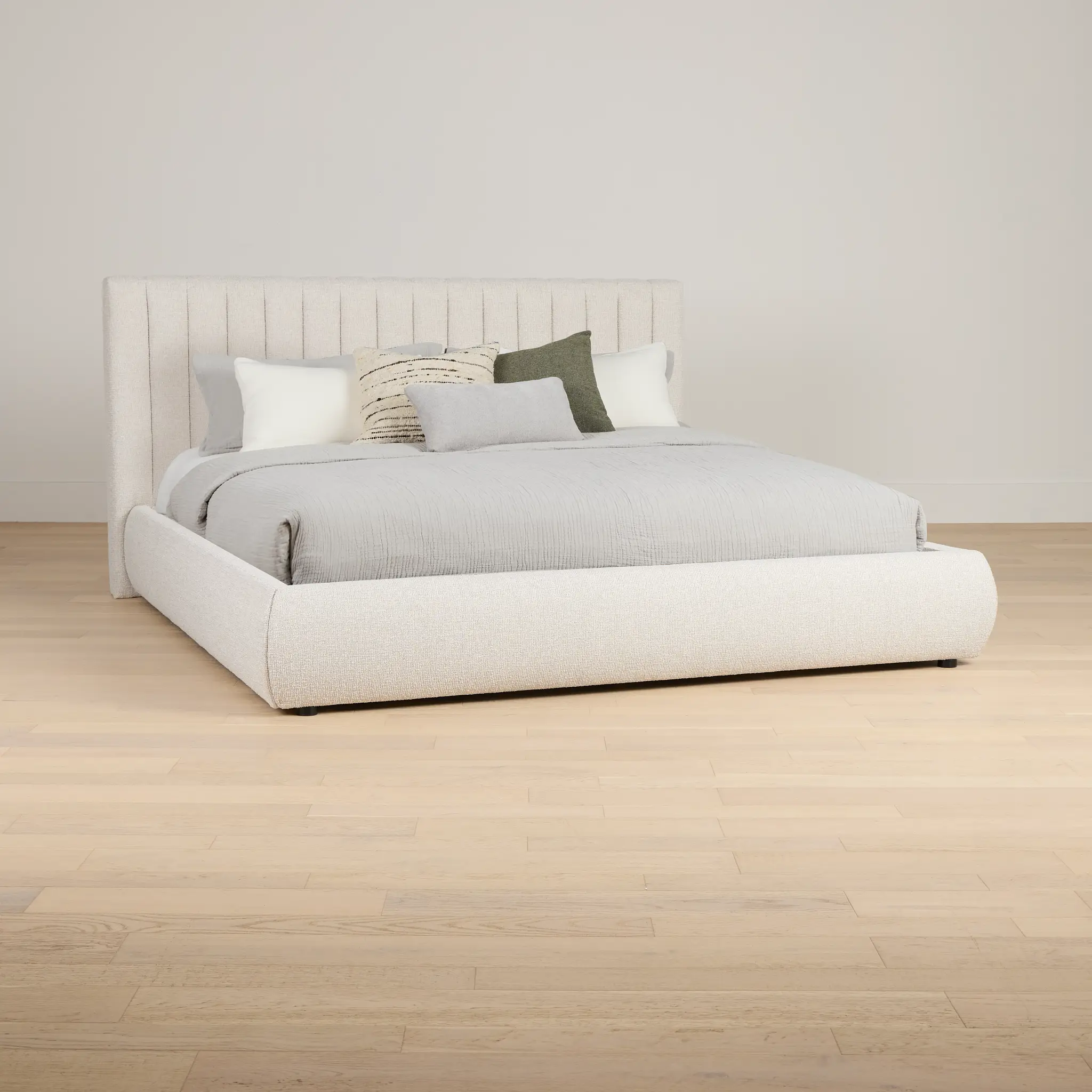 Nomad Light Beige Uph Platform Bed Nomad Light Beige Uph Platform Bed