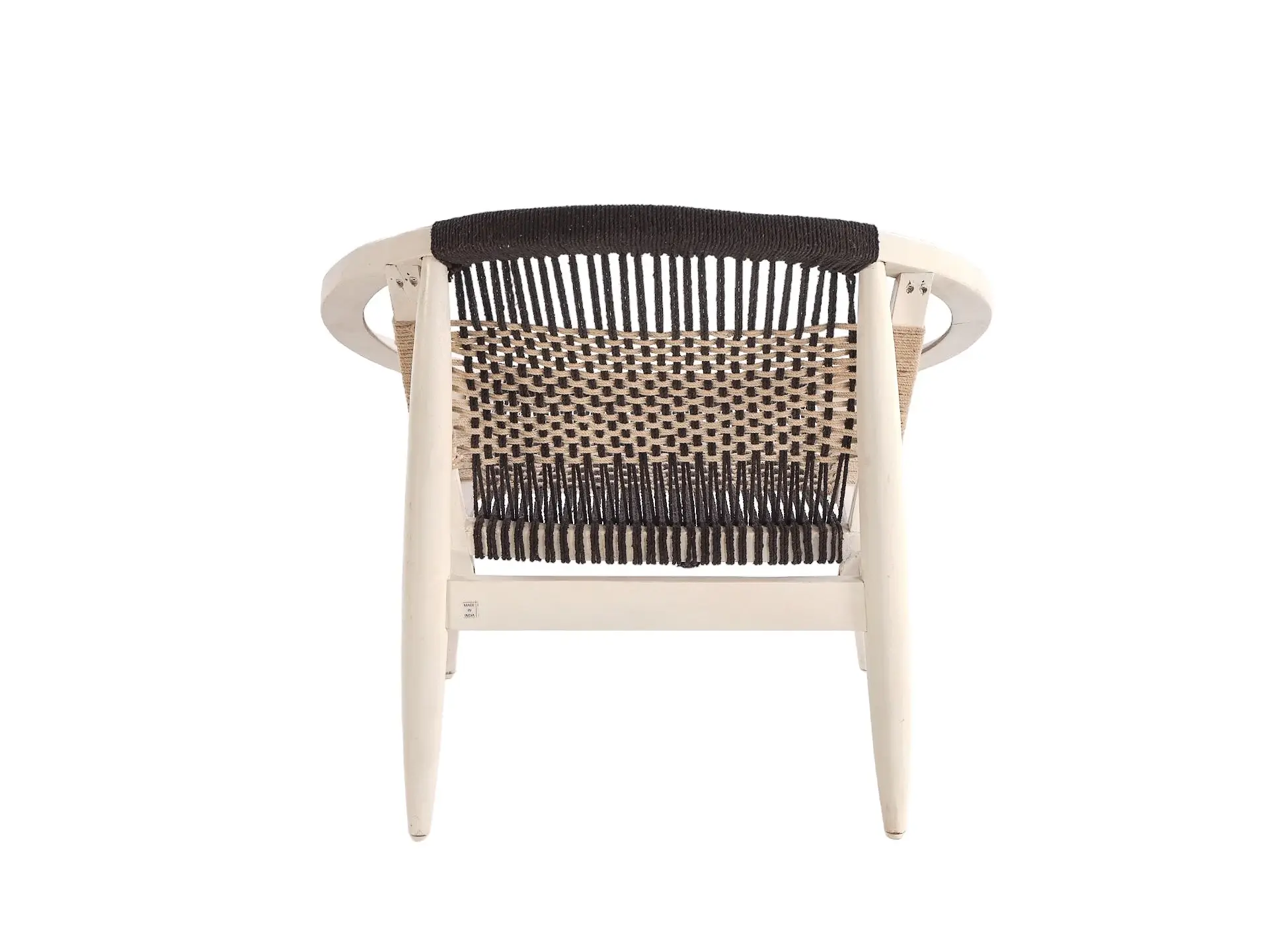 Caspy White Woven Accent Chair Caspy White Woven Accent Chair