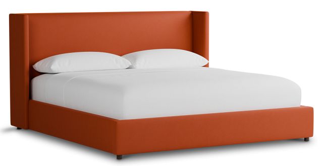 Captiva Joya Orange 48" Upholstered Shelter Bed