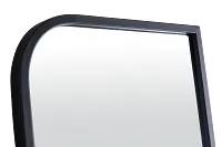 Analisa Black Rect Mirror