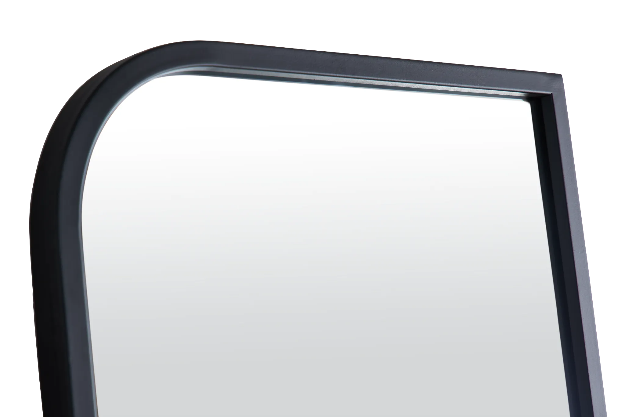 Analisa Black Rect Mirror