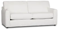 Rhodes White Fabric Sofa