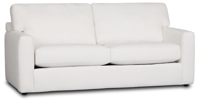 Rhodes White Fabric Sofa