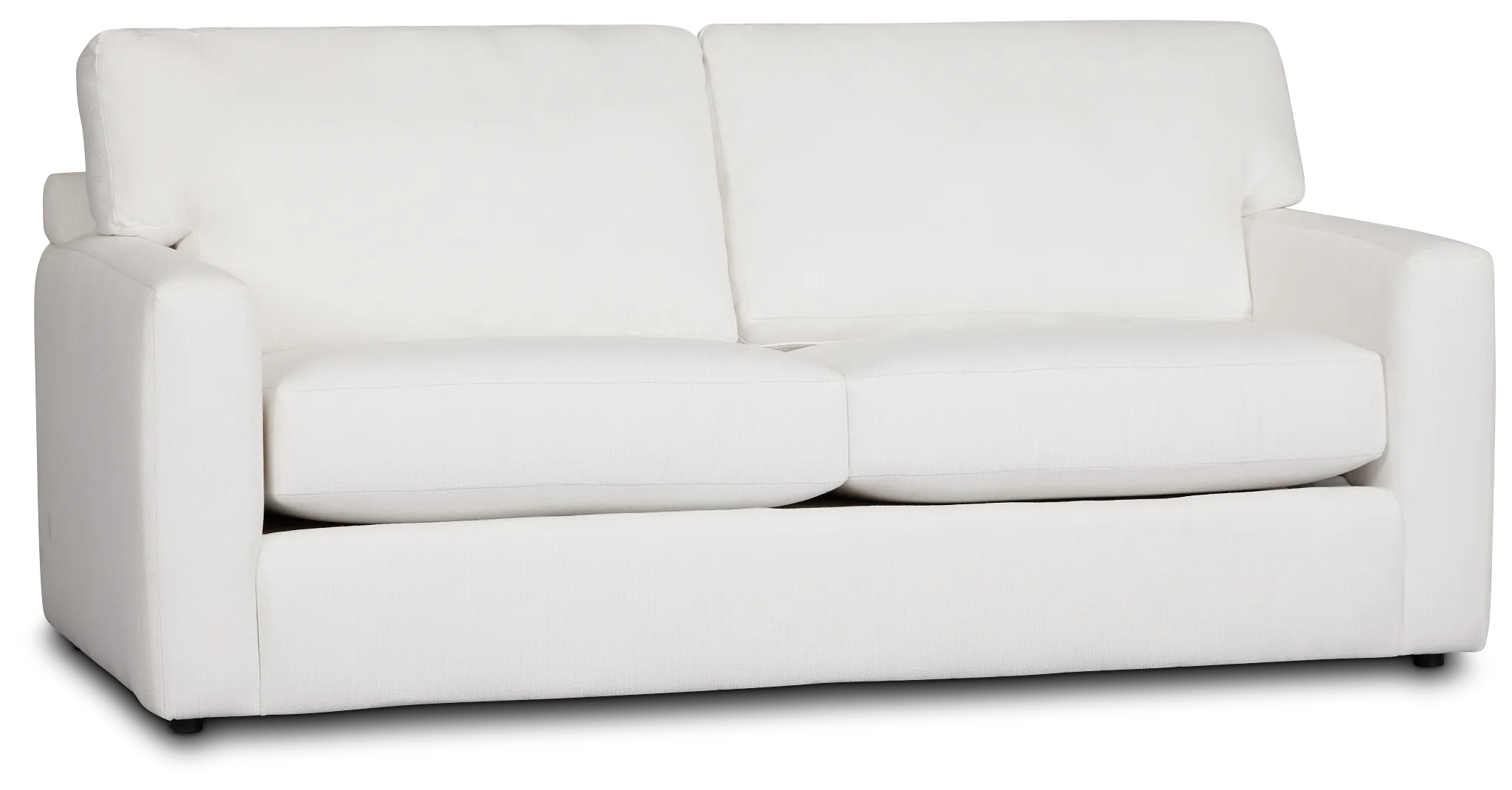 Rhodes White Fabric Sofa