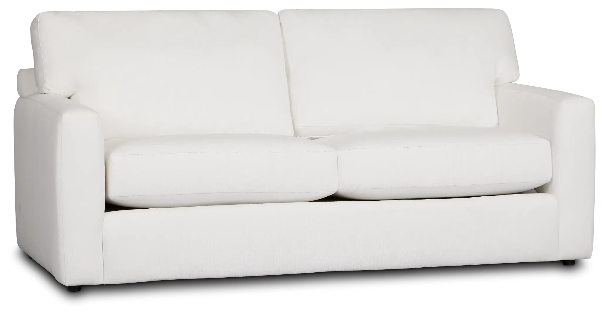 Rhodes White Fabric Sofa Rhodes White Fabric Sofa