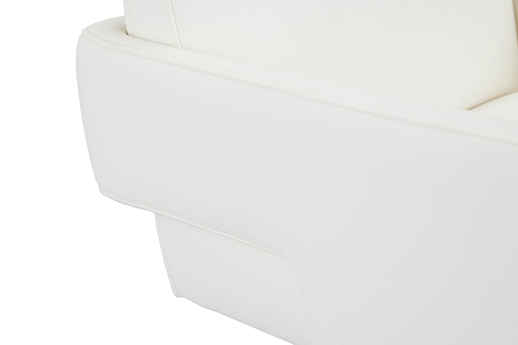 Skye White Swivel Desk Chair