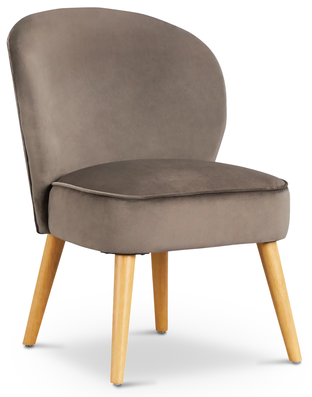 Kate Dark Gray Velvet Accent Chair Kate Dark Gray Velvet Accent Chair