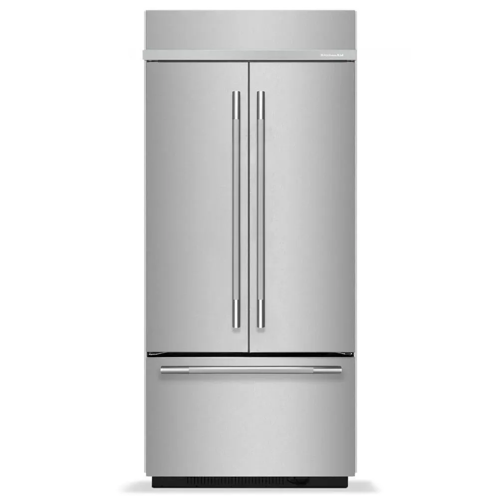 Kitchenaid 536 Series Stainless Steel 36" Built In Bottom Freezer Refrigerator