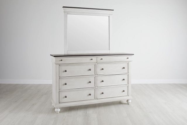 Grand Bay Two-tone Wood Dresser & Mirror (0)