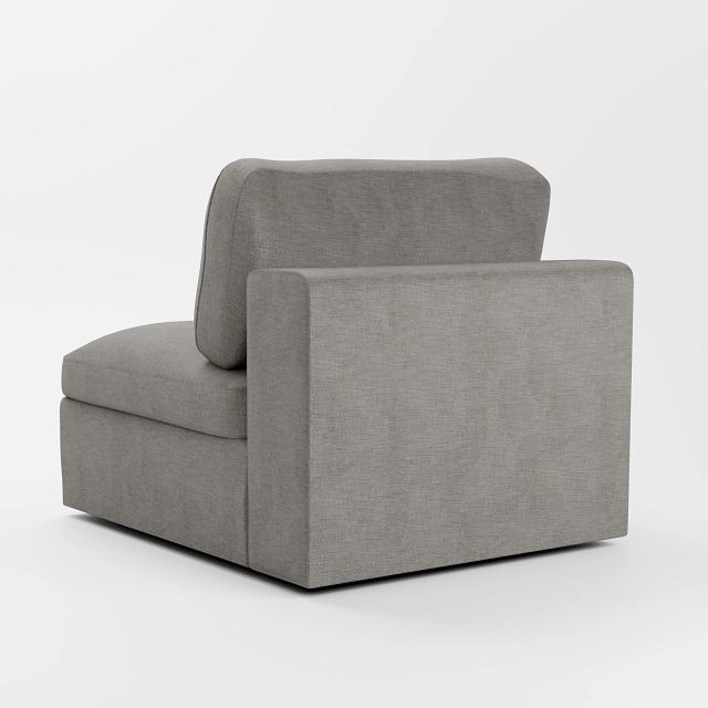 Destin Maguire Gray Fabric Swivel Chair