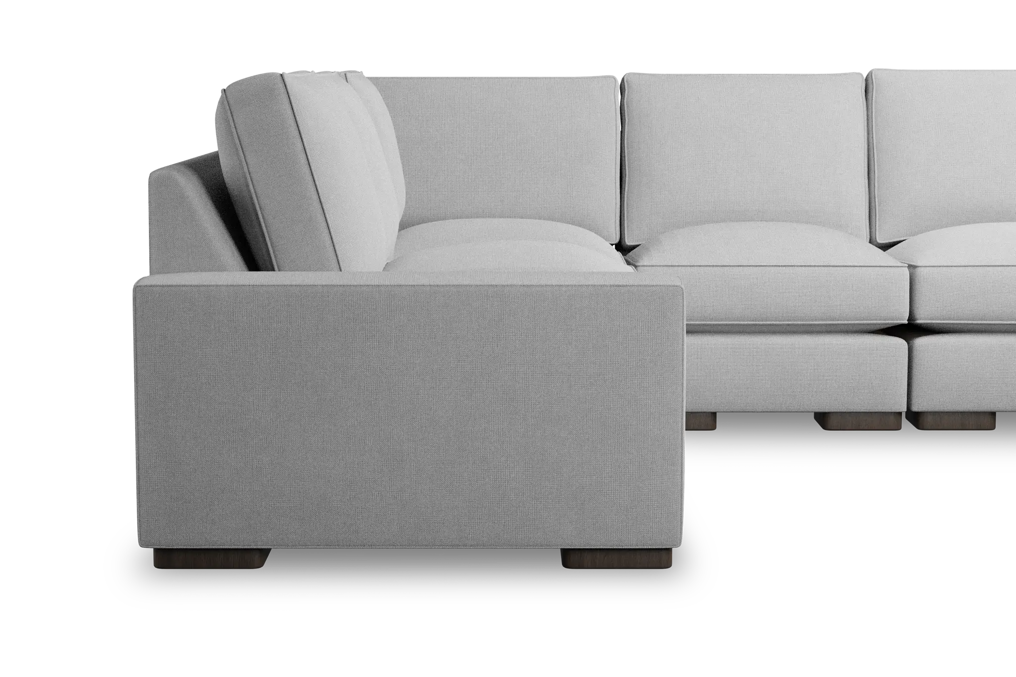 Edgewater Suave Gray Medium Two-arm Sectional Edgewater Suave Gray Medium Two-arm Sectional