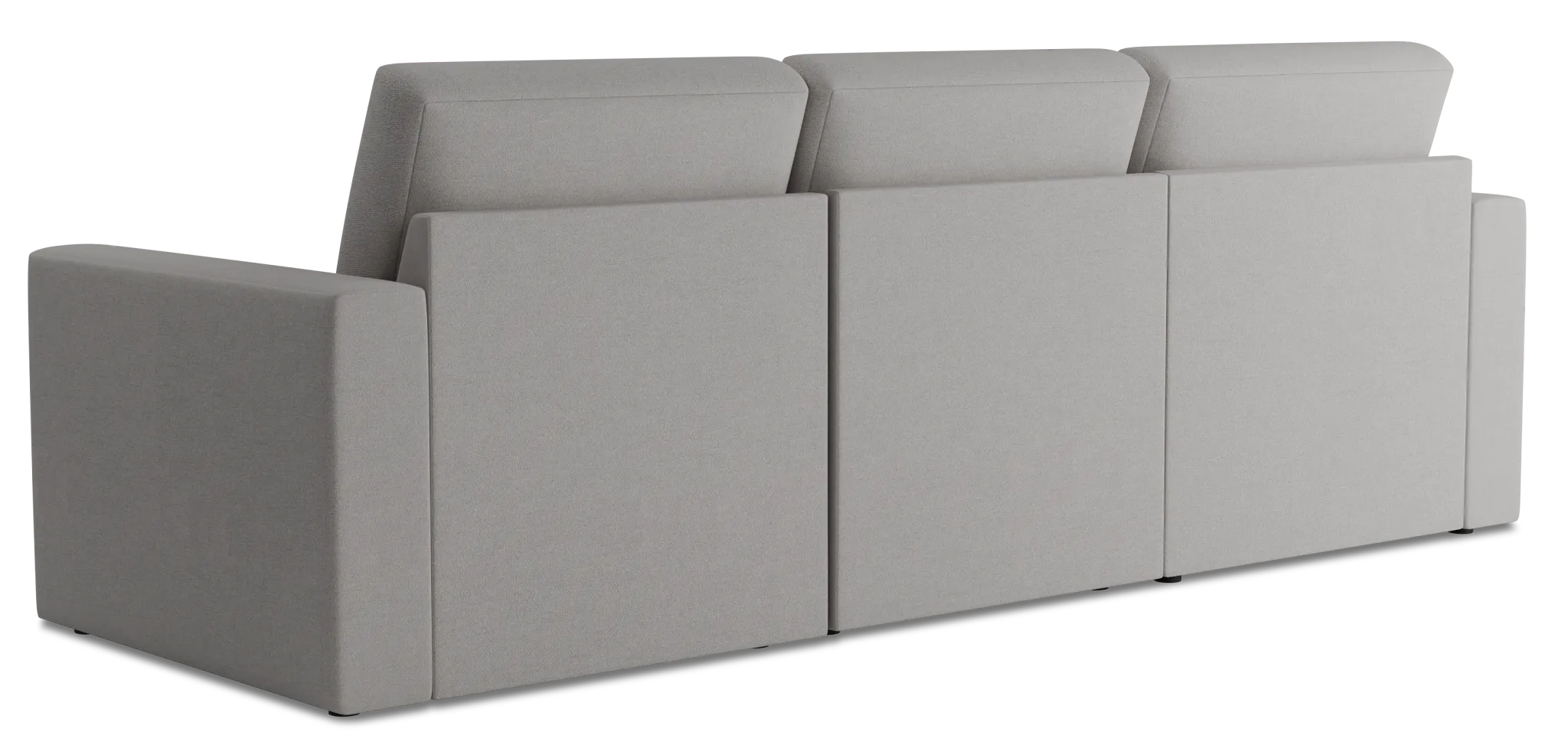 Citymod Light Gray Fabric Small Left Chaise Sectional