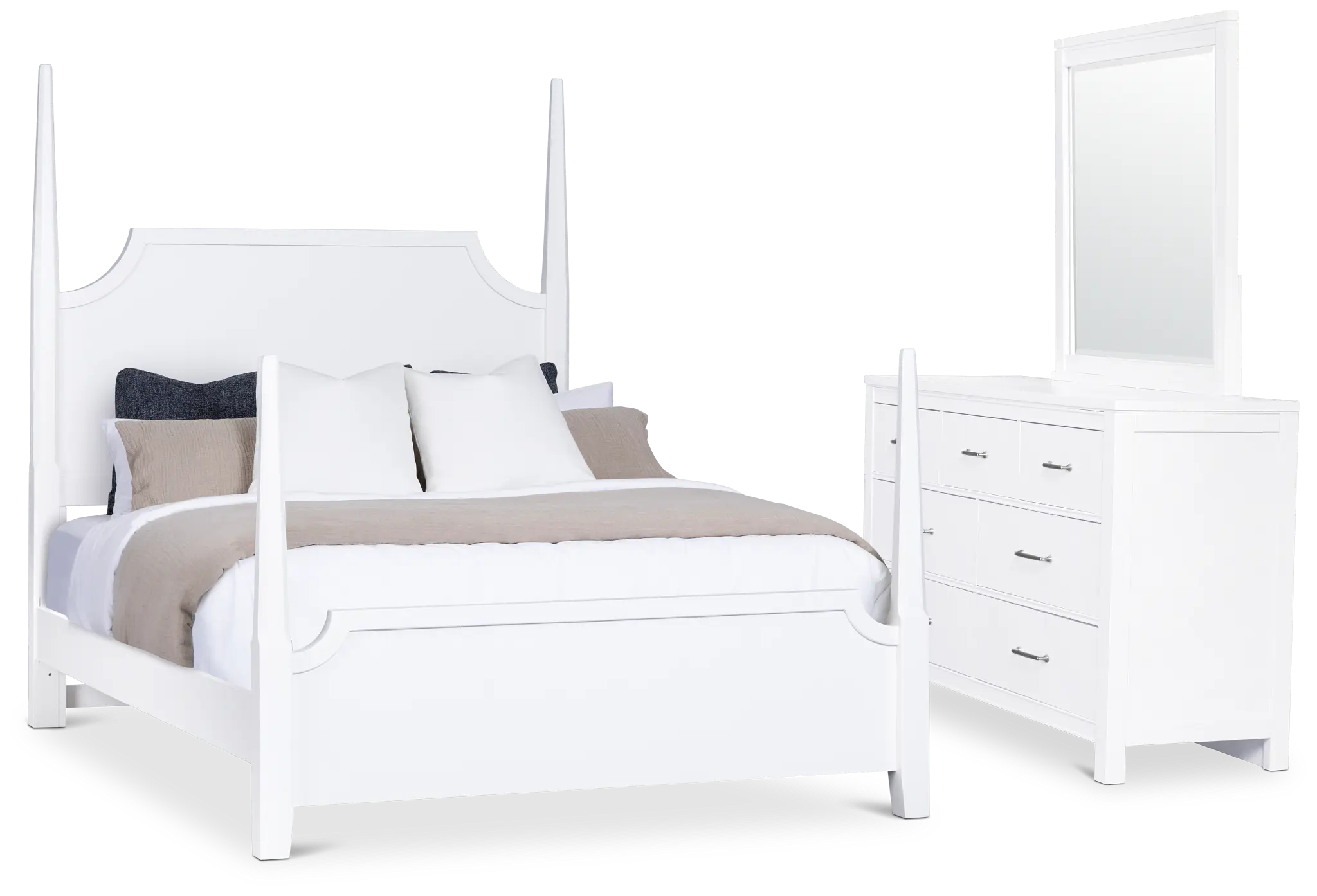 Carolina White Poster Bedroom Carolina White Poster Bedroom