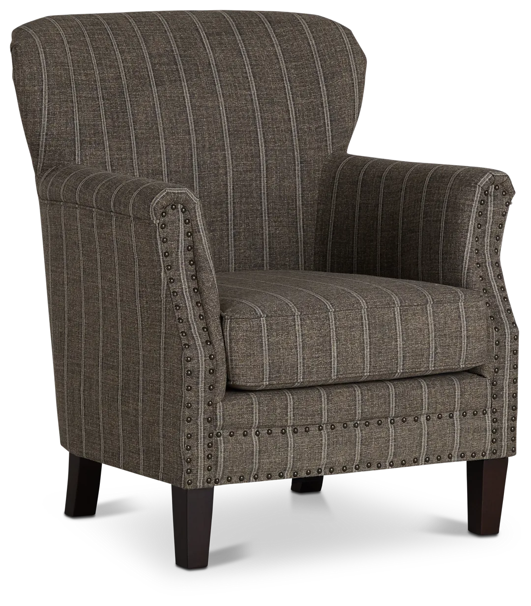 Layla Brown Fabric Accent Chair