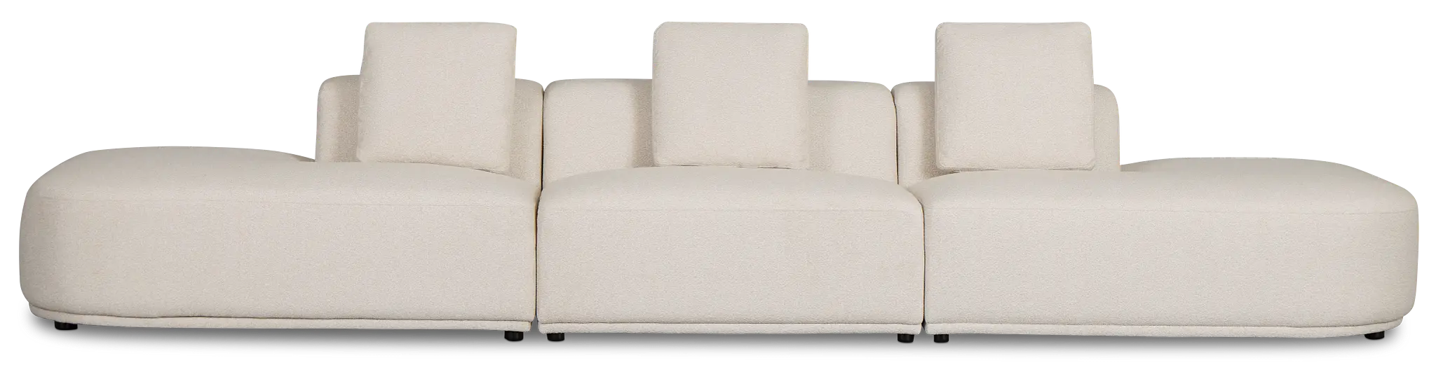 Catalina Beige Fabric 3-piece Modular Sofa Catalina Beige Fabric 3-piece Modular Sofa