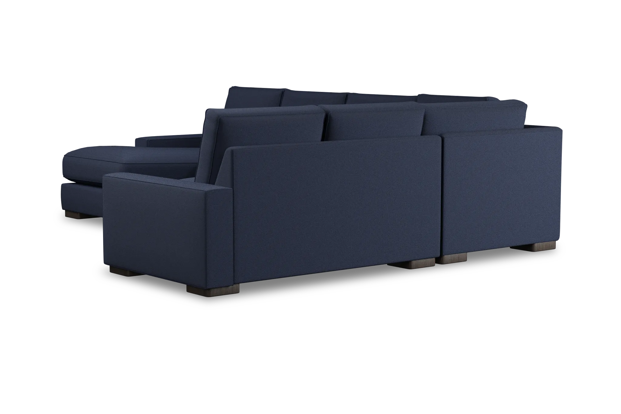 Edgewater Peyton Dark Blue Medium Left Chaise Sectional