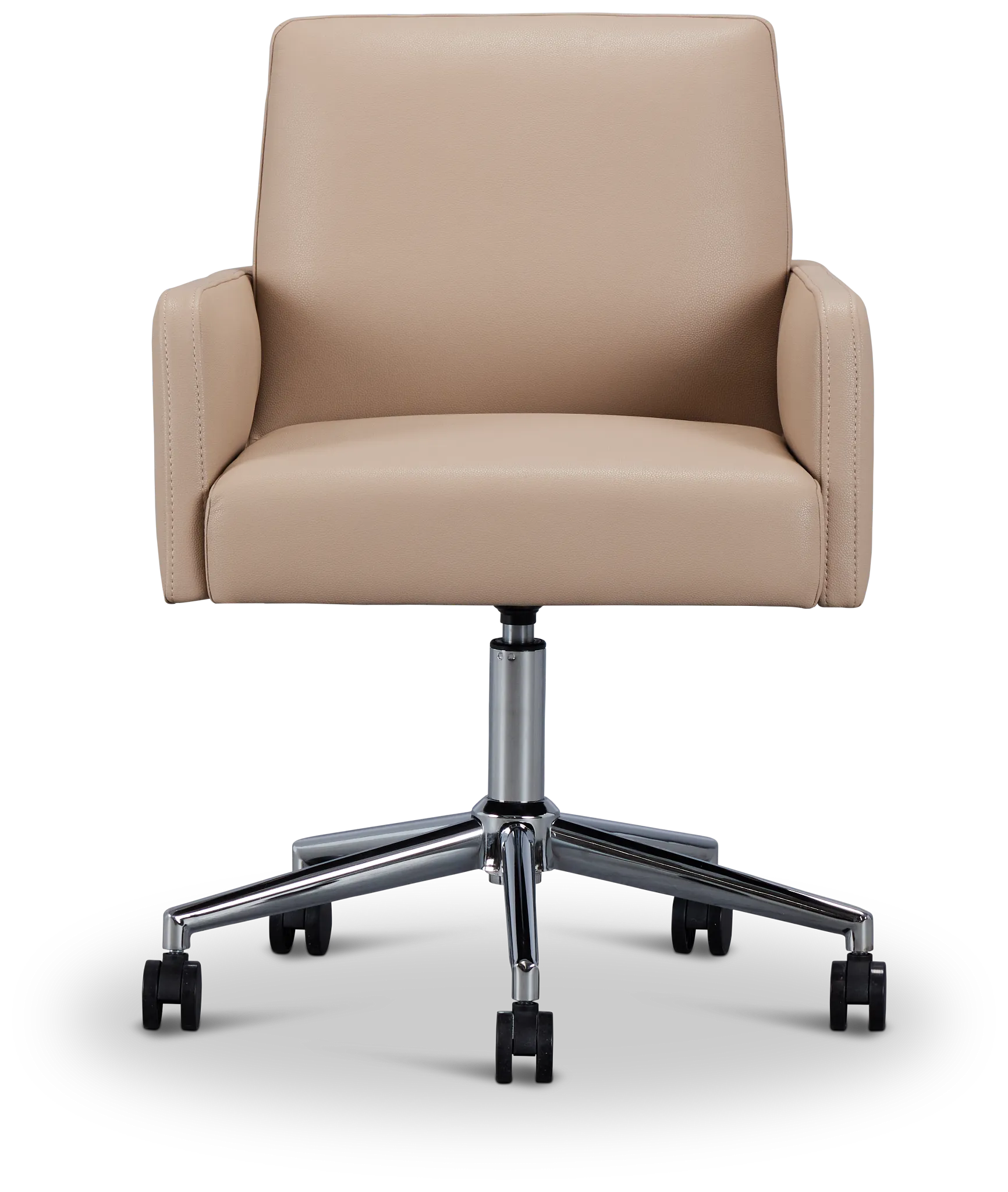 Skye Beige Swivel Desk Chair