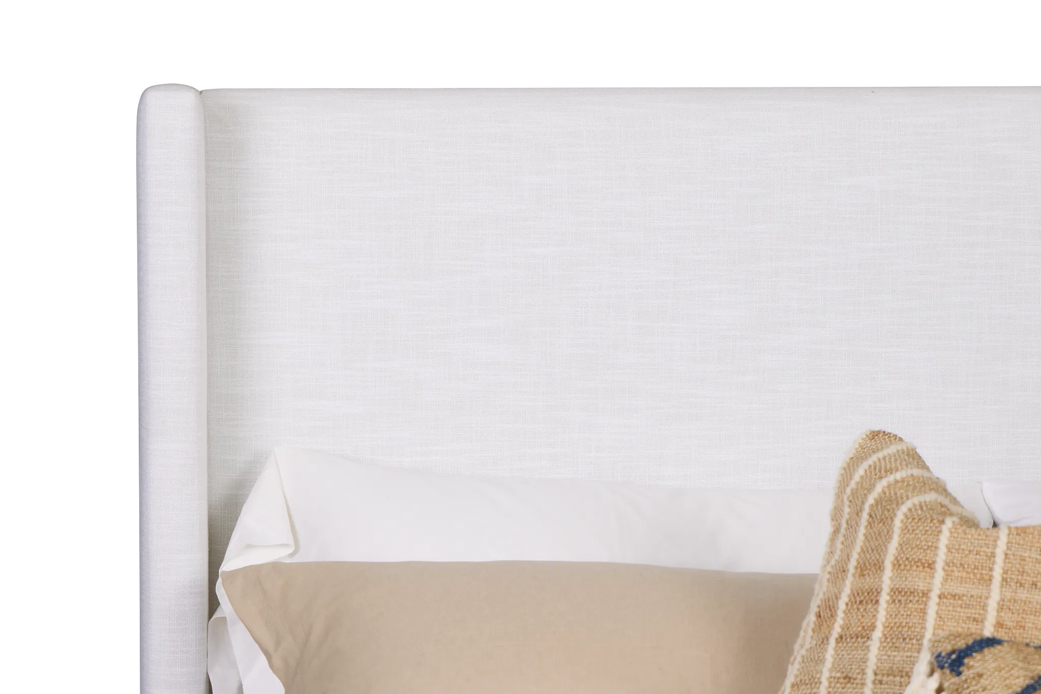 Nantucket White Uph Panel Bed