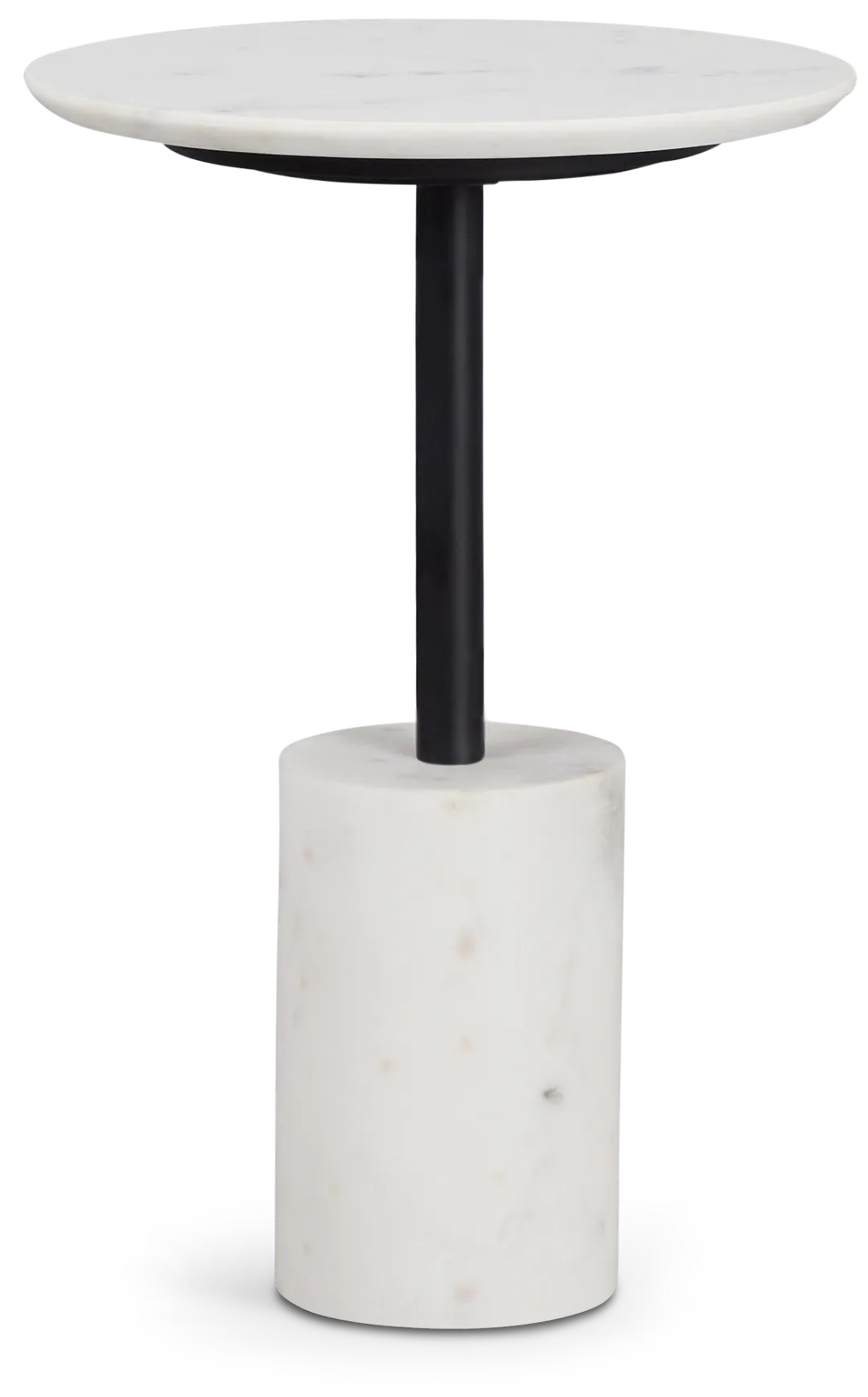 Graham Black Round End Table