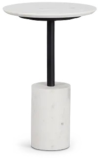 Graham Black Round End Table