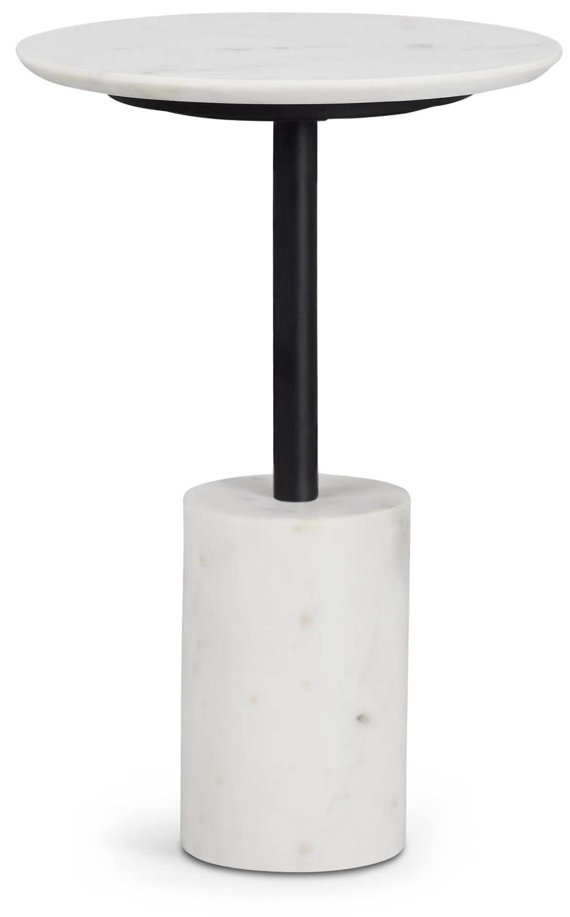 Graham Black Round End Table