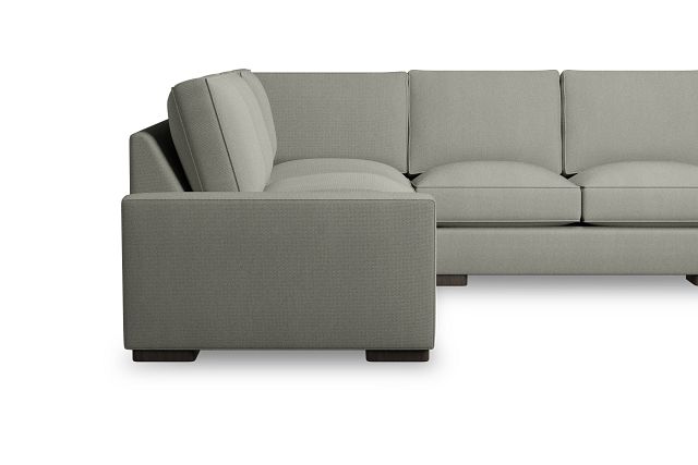Edgewater Delray Pewter Medium Right Chaise Sectional (1)