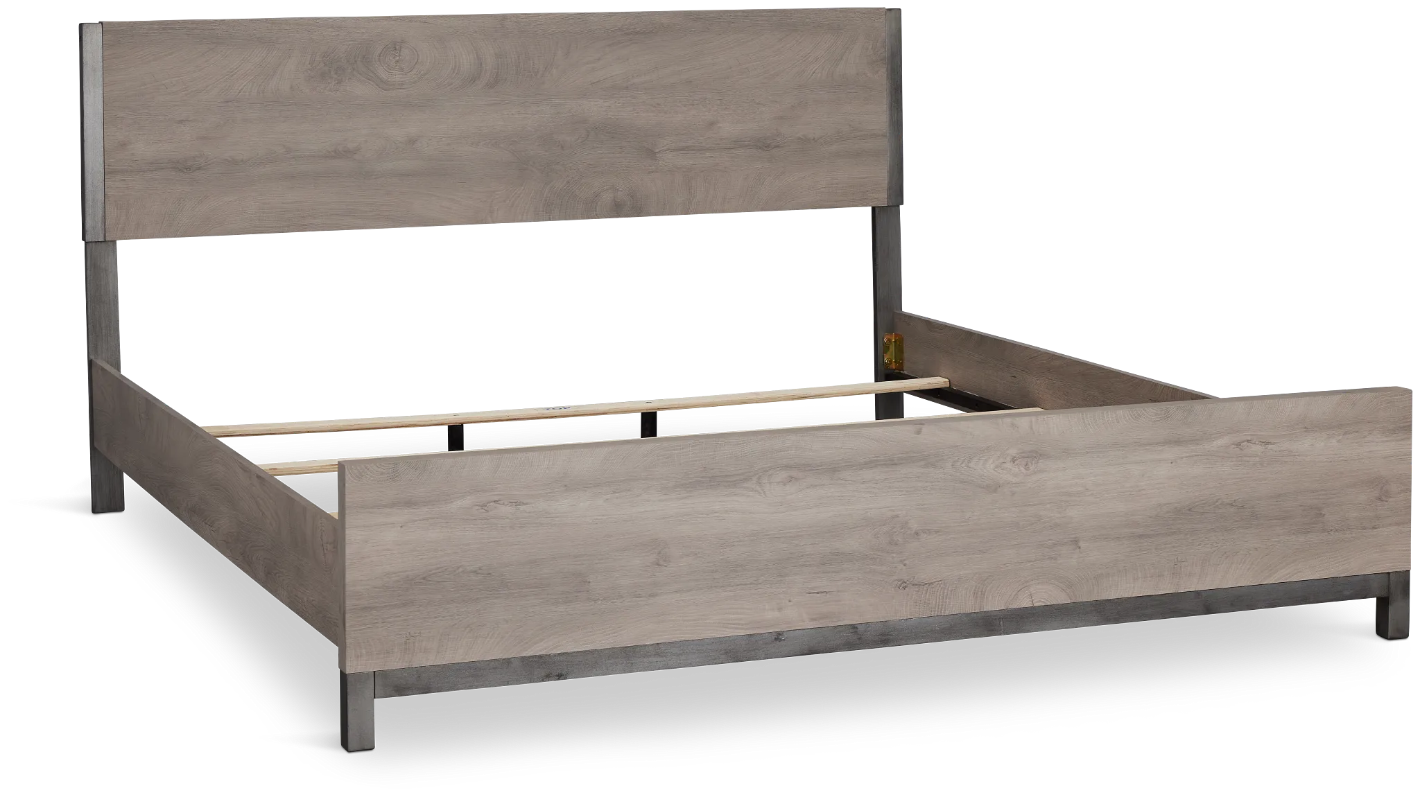 Evanston Gray Panel Bed