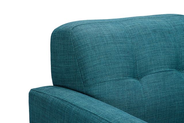 Raya Dark Teal Fabric Chair