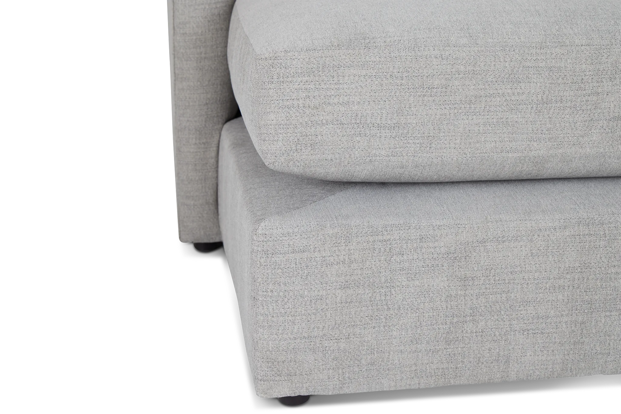 Noah Gray Fabric Left Chaise Sectional