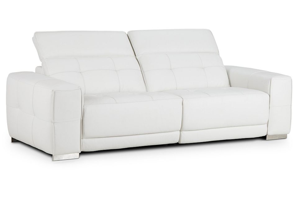 power full reclining sofa set white leather