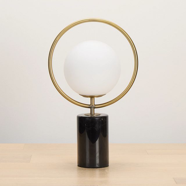 Vita Black Table Lamp