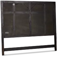 Heron Cove Dark Tone Panel Headboard With Lights