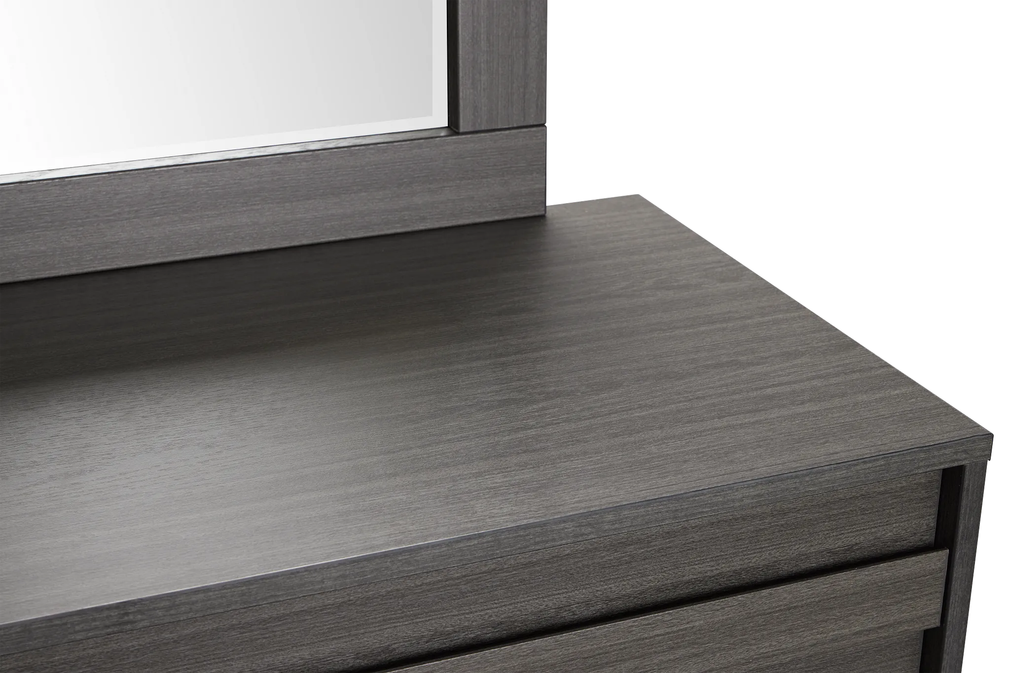 Everett Gray Dresser & Mirror