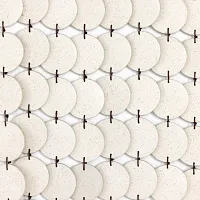 Zye White Ceramic Wall Art