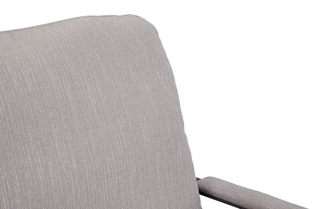 Lex Dark Gray Fabric Accent Chair