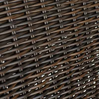 Canyon Dark Brown White Chair